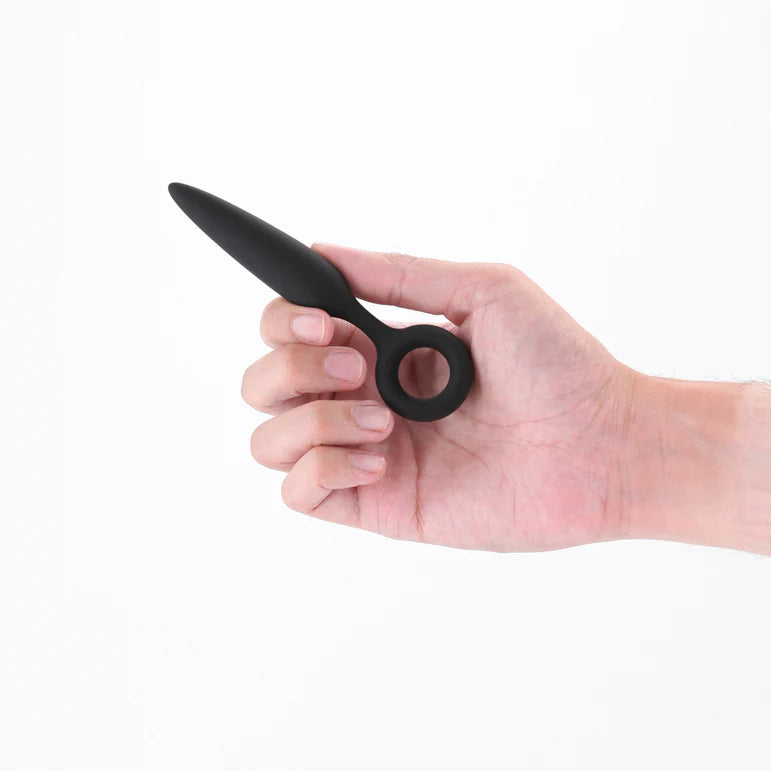 Renegade Slide Black Silicone Anal Plug by NS Novelties
