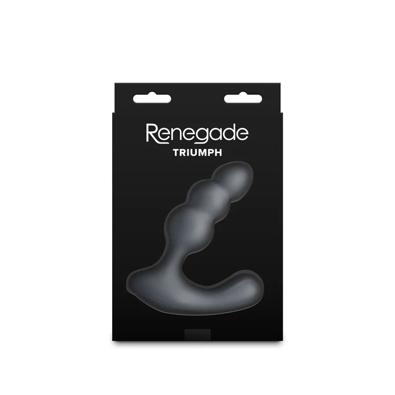 Renegade Triumph Gray Vibrating Prostate Massager by NS Novelties