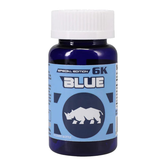 Rhino Blue Special Edition 6K Bottled Capsules 6ct