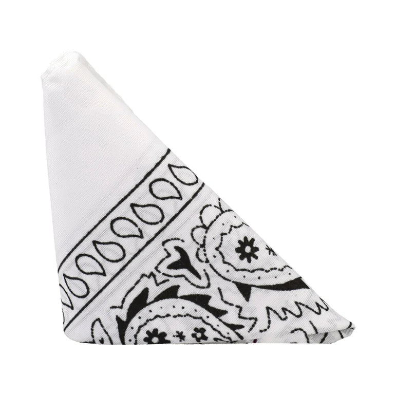 Rock Solid The Code Silicone C-Ring with Bandana White/Black