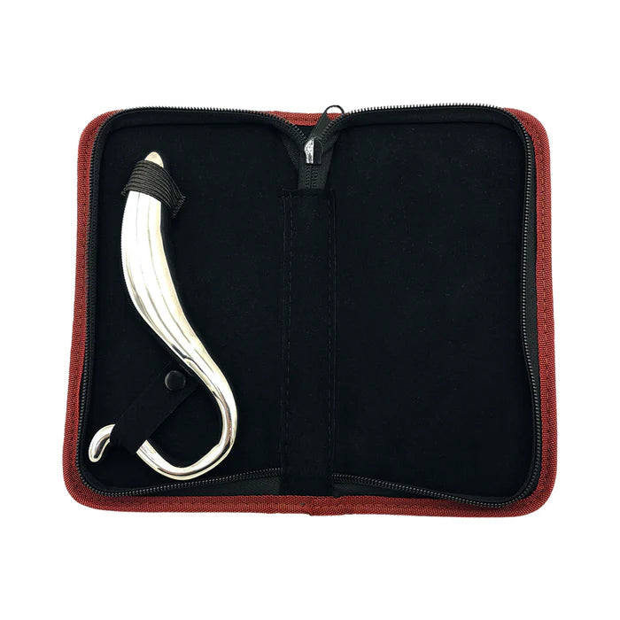 Rouge Stainless Steel Hollow Curved Wand In Case