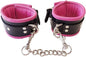 Rouge Padded Ankle Cuffs Black / Pink