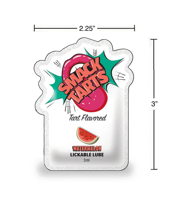 Smack Tarts Sour Watermelon Lickable Lube 3ml Pouch