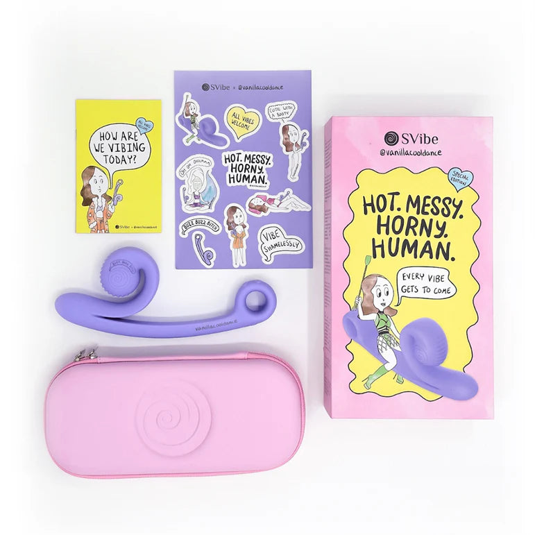 SVibe x @vanillacooldance Snail Curve Special Edition Periwinkle