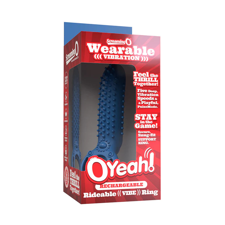 Screaming O Rechargeable O Yeah Silicone Blue