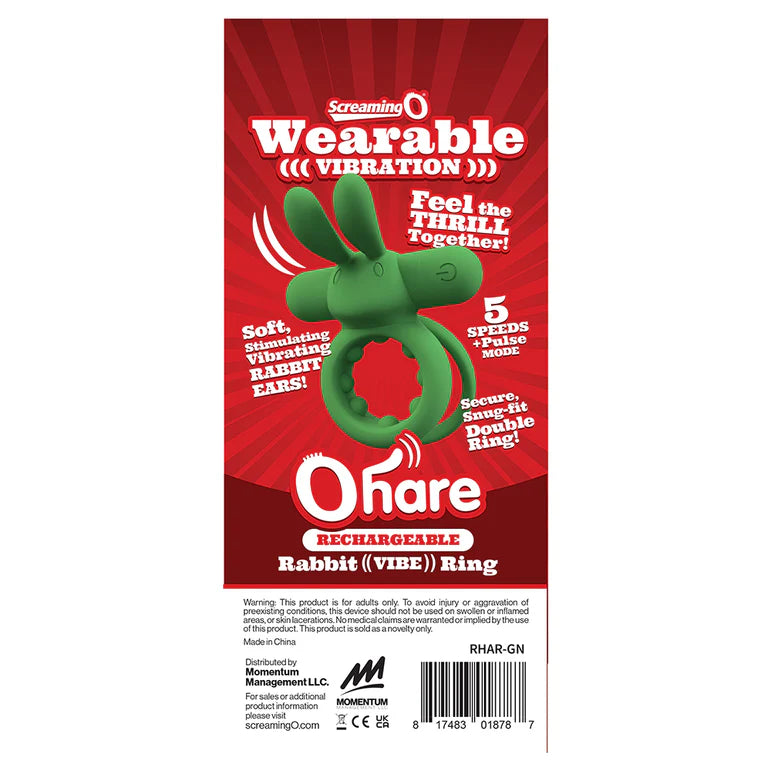 Screaming O Rechargeable Ohare Green
