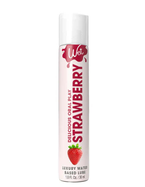 Wet Delicious Oral Play - Watermelon - Waterbased Flavored Lubricant 1 Oz