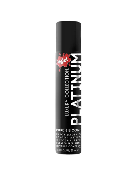 Wet Platinum - Luxury Silicone Based Lubricant 1 Oz
