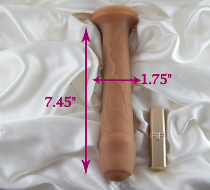 Tantus Uncut #1 O2 Dual Density Dildo Warm Ivory
