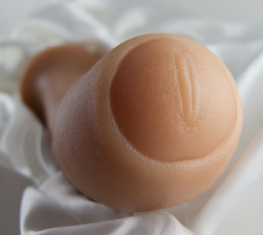 Tantus Uncut #1 O2 Dual Density Dildo Warm Ivory