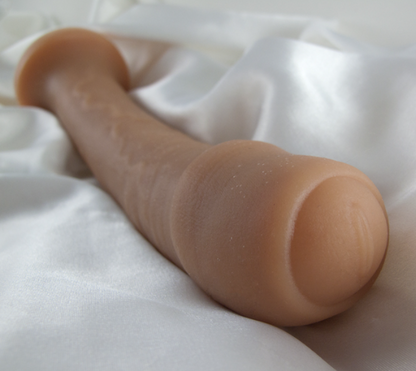 Tantus Uncut #1 O2 Dual Density Dildo Warm Ivory