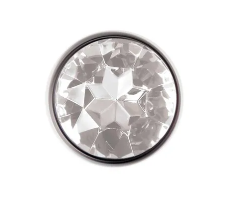 Adam & Eve Clear Gem Anal Plug Small