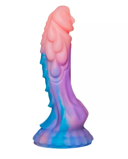 Stardust Celestial Mermaid 7 in. Silicone Dildo