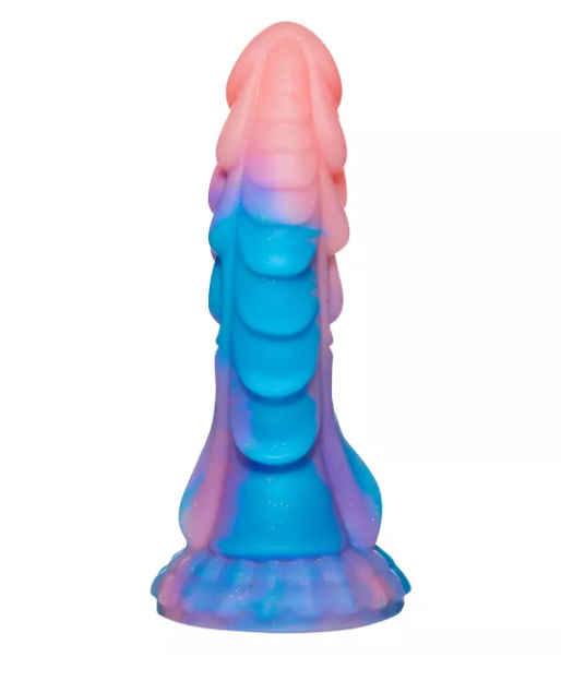 Stardust Celestial Mermaid 7 in. Silicone Dildo