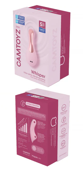 Camtoyz Pro Whisper Ultra-Silent Vibrating Panty with App
