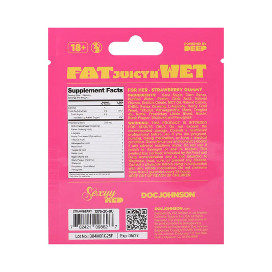 Sexyy Red Hers Sexual Stimulation Gummies Strawberry Bulk