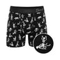 Shinesty The Bare Back Bones Glow-in-the-Dark Skeletons Ball Hammock Pouch Underwear with Fly L