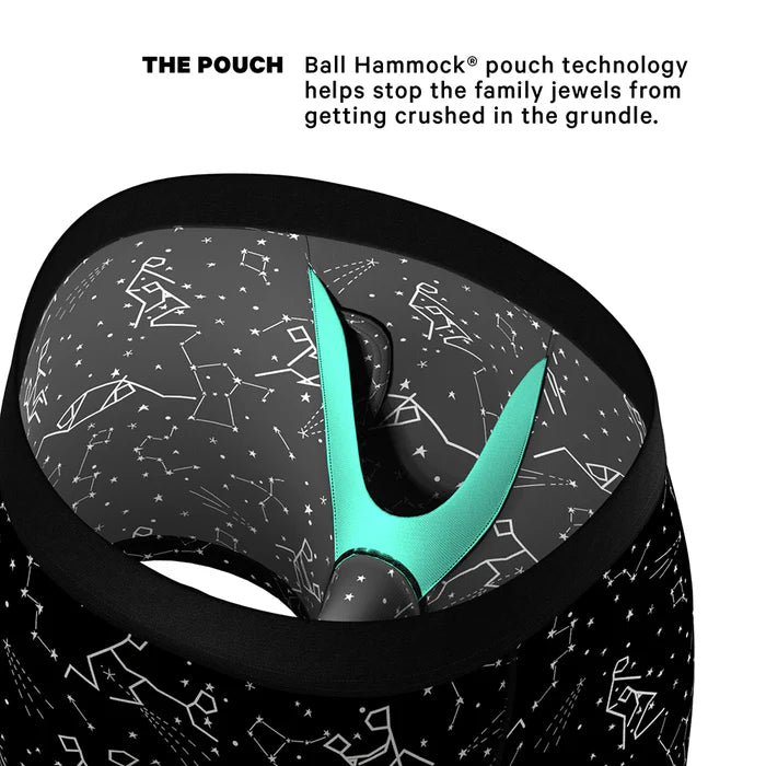 Shinesty The Big Bang Glow-in-the-Dark Constellation Ball Hammock Pouch Underwear with Fly M