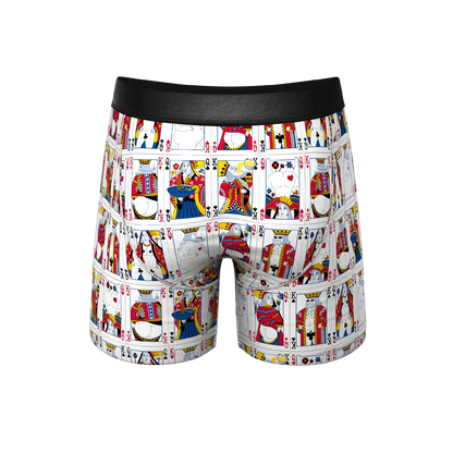 Shinesty The Bottomless Blackjack Vintage Playing Cards Ball Hammock Pouch Underwear with Fly L