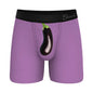 Shinesty The Double Entendre Eggplant Ball Hammock Pouch Underwear with Fly 2XL