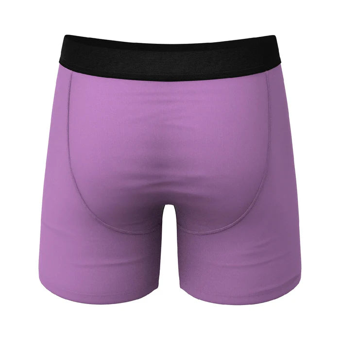 Shinesty The Double Entendre Eggplant Ball Hammock Pouch Underwear with Fly S