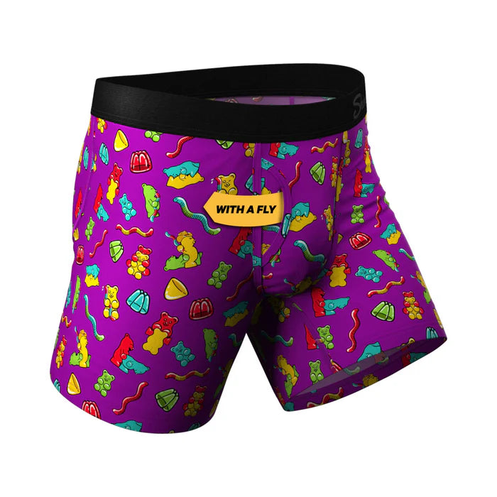 Shinesty The Naughty Bears Gummy Bear Ball Hammock Pouch Underwear with Fly S