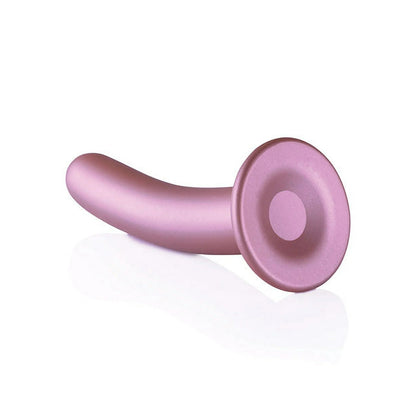 Shots Ouch! Smooth Silicone 7 in. G-Spot Dildo Rose Gold