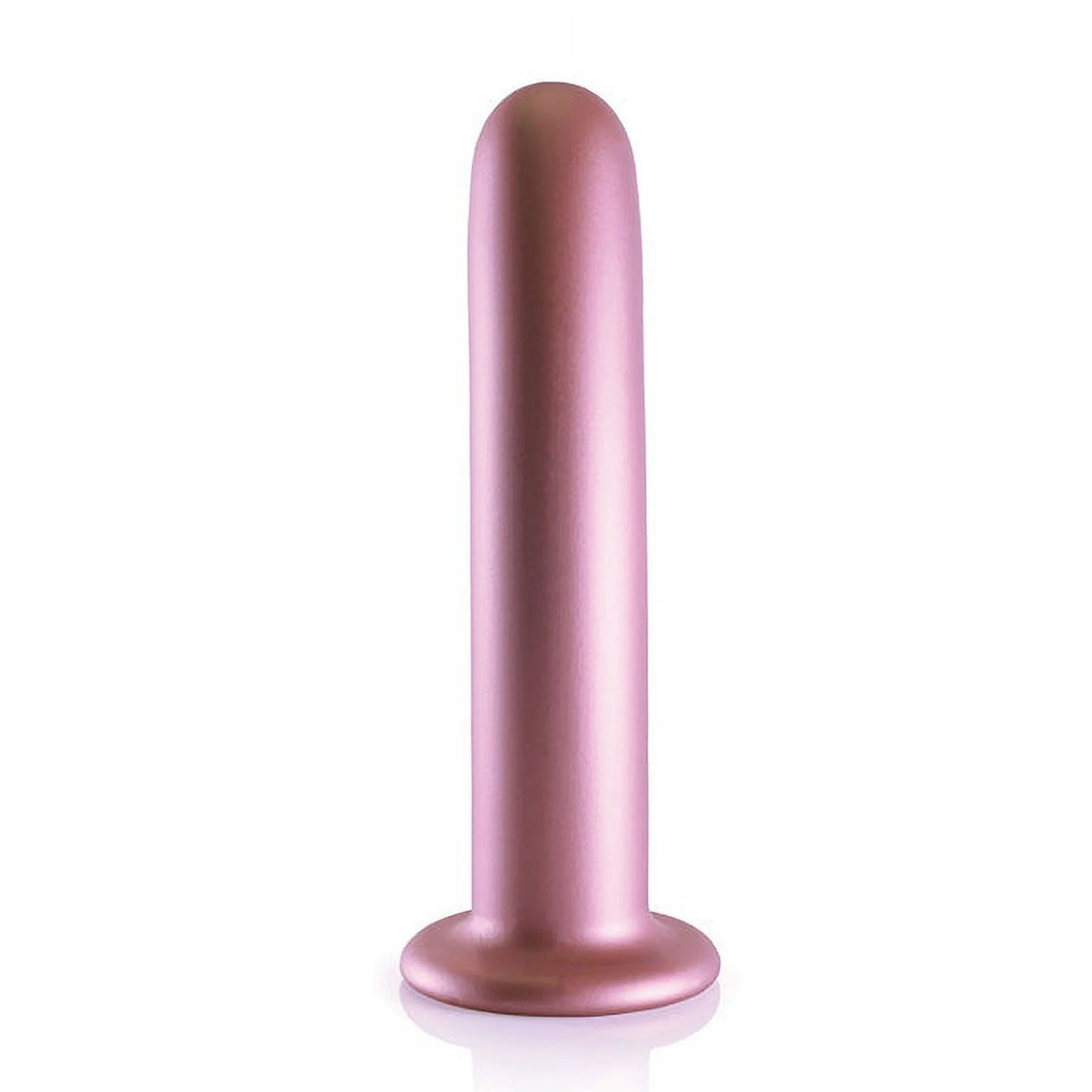 Shots Ouch! Smooth Silicone 7 in. G-Spot Dildo Rose Gold