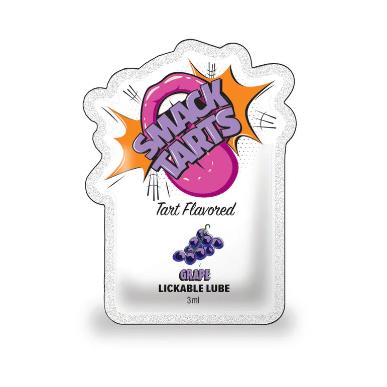 Smack Tarts Sour Grape Lickable Lube 3ml Pouch