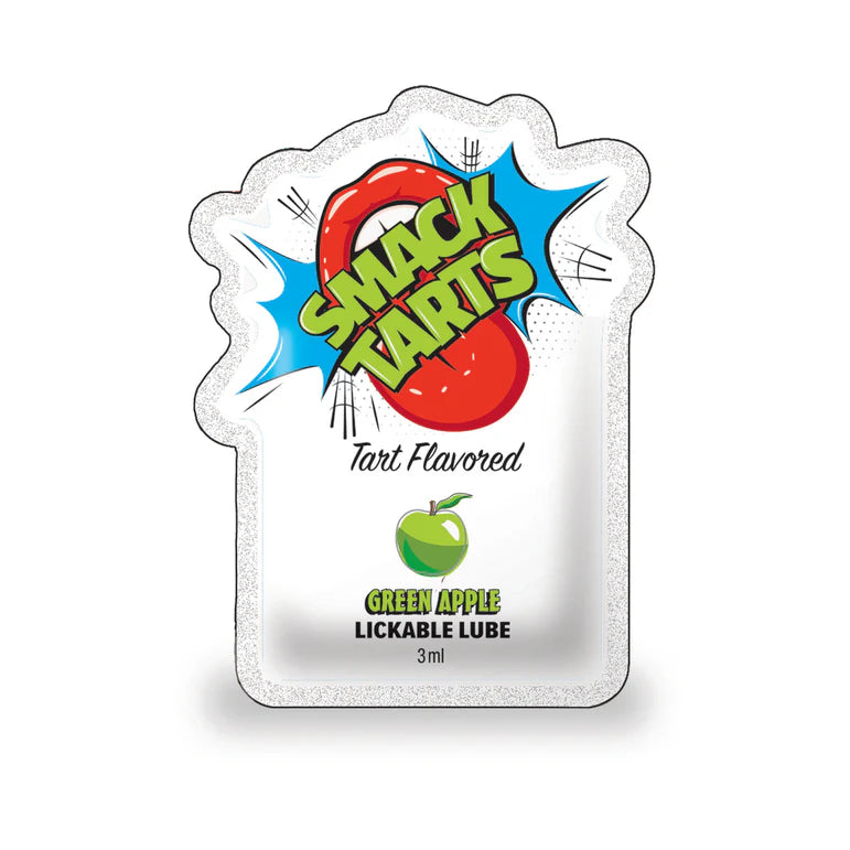 Smack Tarts Sour Green Apple Lickable Lube 3ml Pouch