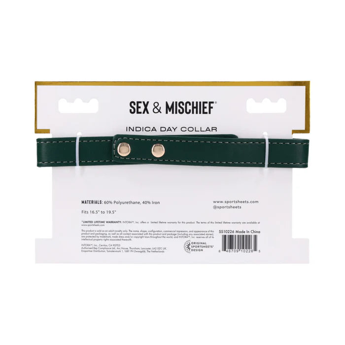 Sportsheets Sex & Mischief Indica Day Collar