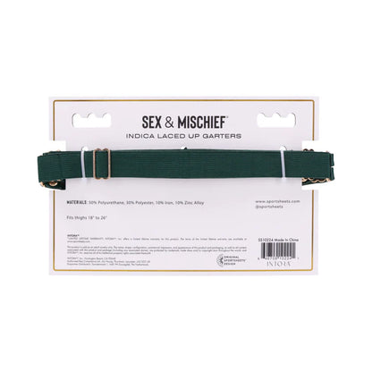 Sportsheets Sex & Mischief Indica Laced Up Garters