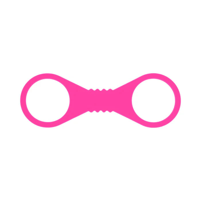 Sportsheets Sex & Mischief Small Hot Pink Silicone Cuffs