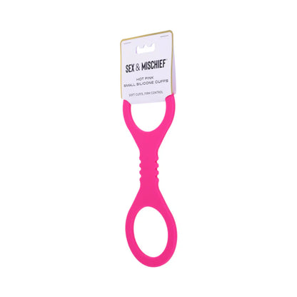 Sportsheets Sex & Mischief Small Hot Pink Silicone Cuffs