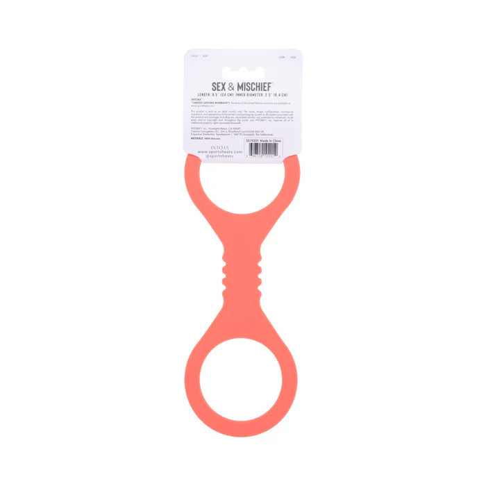 Sportsheets Sex & Mischief Peaches 'n CreaMe Small Silicone Cuffs