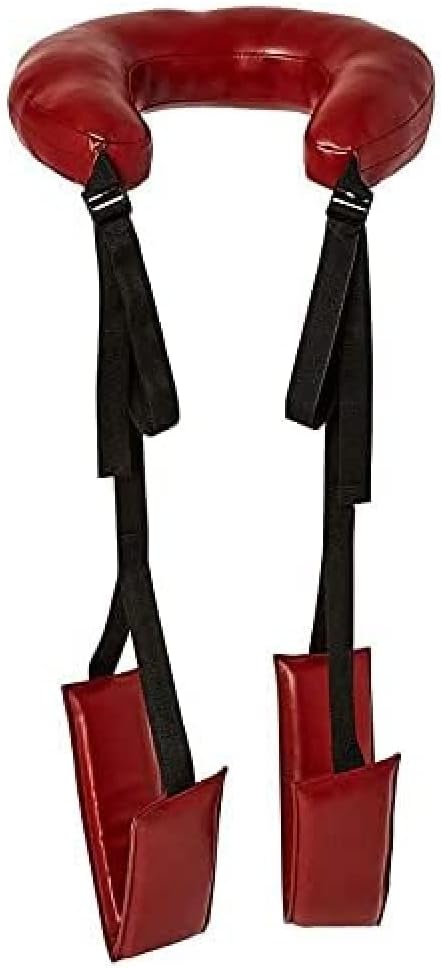 Sportsheets Saffron Adjustable Thigh Sling Position Support Red/Black