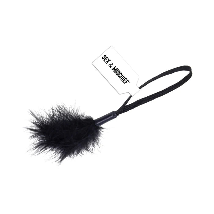 Sportsheets Sex & Mischief Peaches 'n CreaMe Wrist Feather Tickler