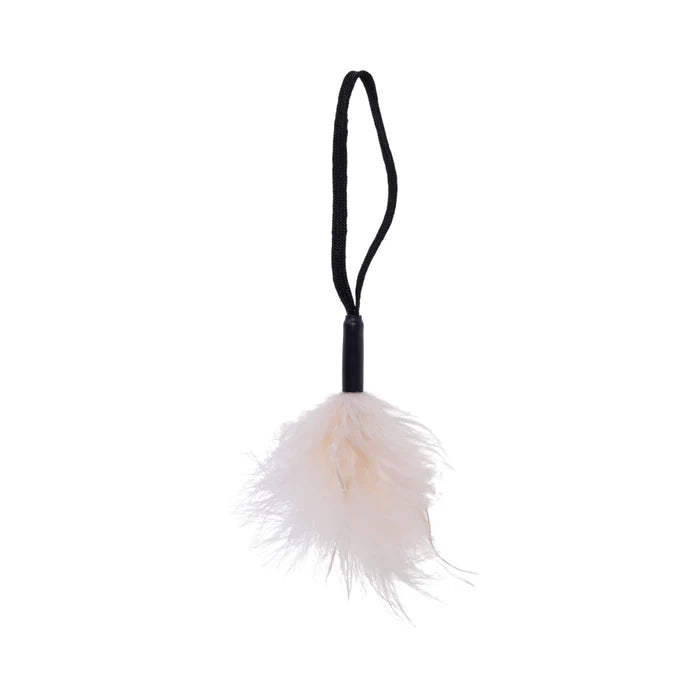 Sportsheets Sex & Mischief Peaches 'n CreaMe Wrist Feather Tickler
