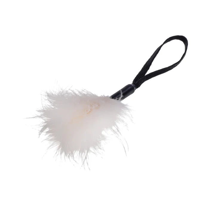 Sportsheets Sex & Mischief Peaches 'n CreaMe Wrist Feather Tickler