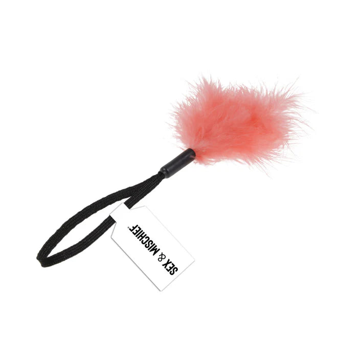 Sportsheets Sex & Mischief Peaches 'n CreaMe Wrist Feather Tickler