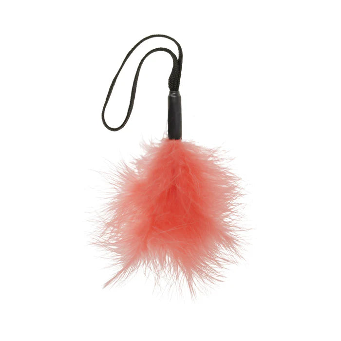 Sportsheets Sex & Mischief Peaches 'n CreaMe Wrist Feather Tickler