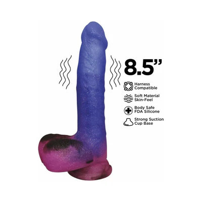 Stardust Milky Way 8.5 in. Multi-Speed Vibrating Rechargeable Dildo