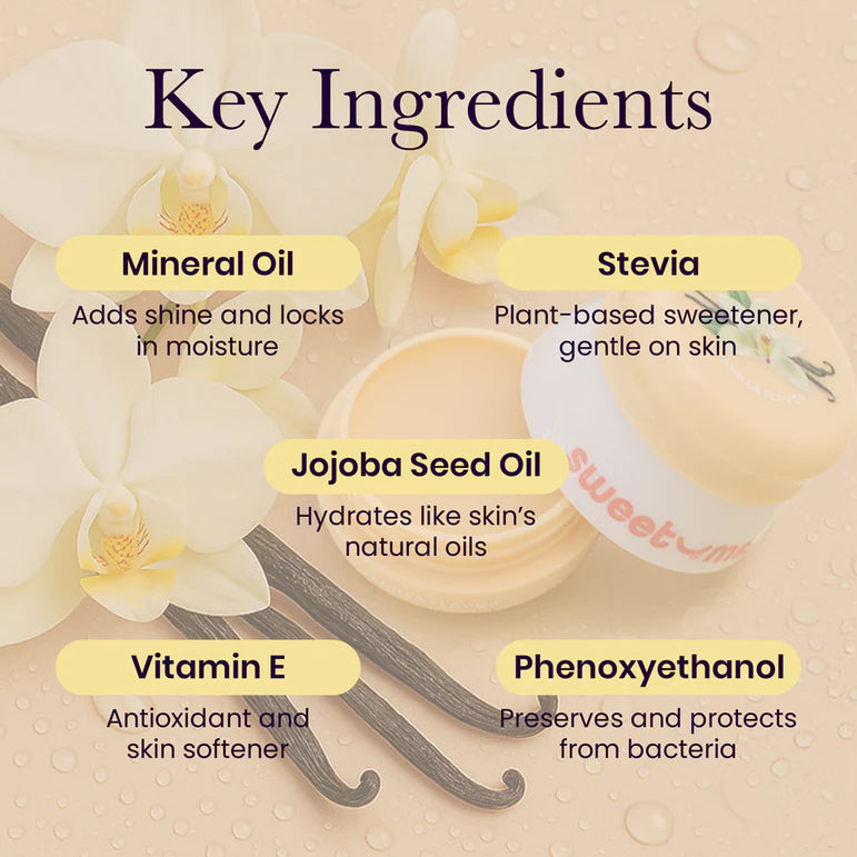 Sweetums Vanilla Flavored Lip Balm