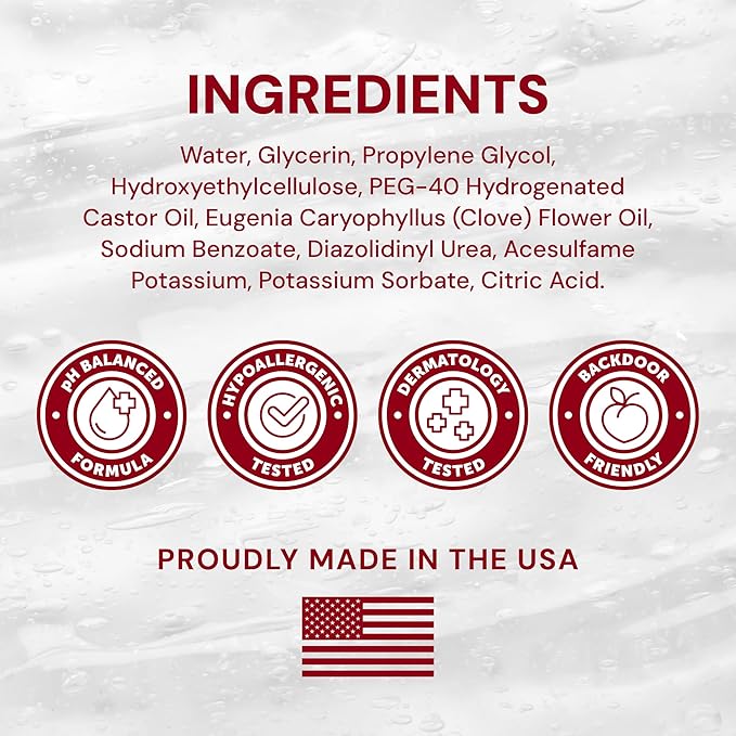 Swiss Navy Anal Jelly Premium Water Based Lubricant with Clove Oil 2 oz.