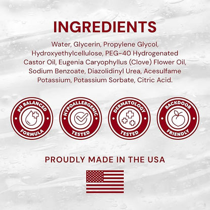 Swiss Navy Anal Jelly Premium Water Based Lubricant with Clove Oil 2 oz.