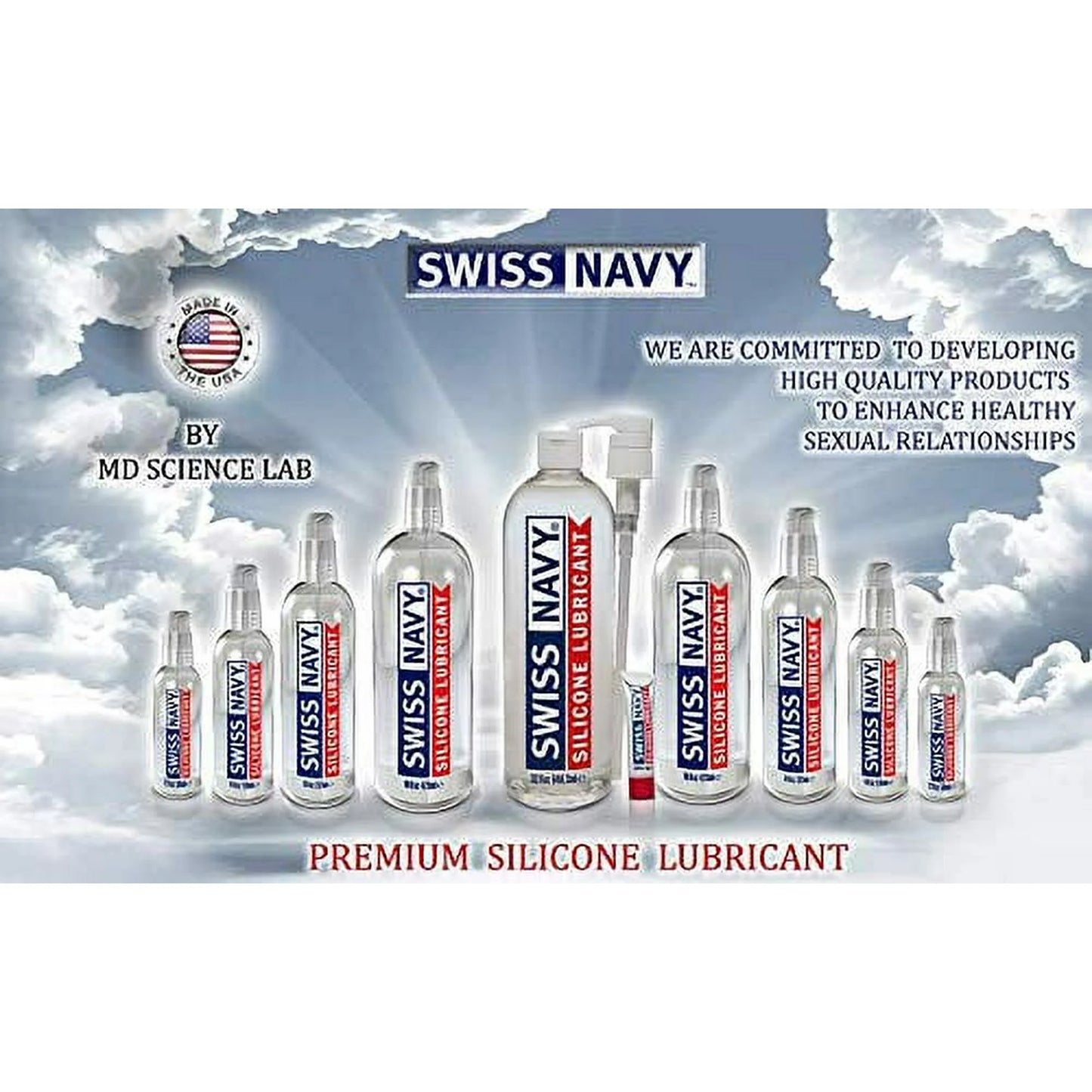 Swiss Navy Silicone Lubricant 16 oz.