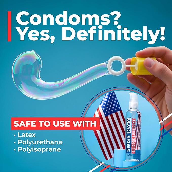 Swiss Navy Silicone Lubricant 8 oz.