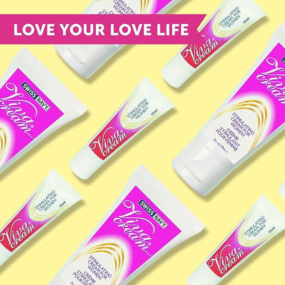 Swiss Navy Viva Cream Stimulating Cream 2 oz.