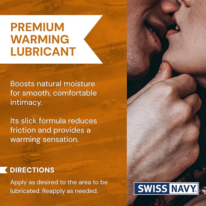 Swiss Navy Warming Water-Based Lubricant 1 oz.