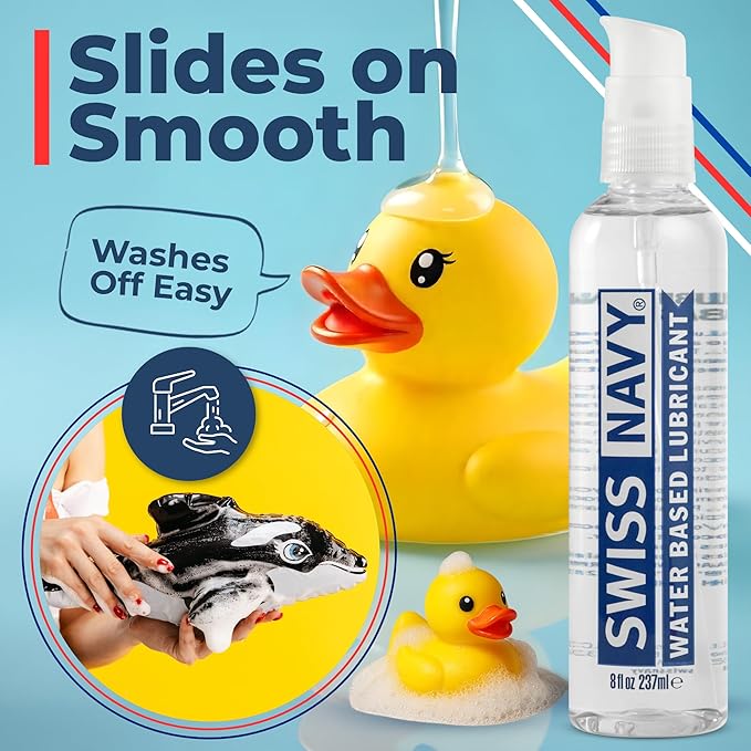 Swiss Navy Water Based Lubricant 8 oz.